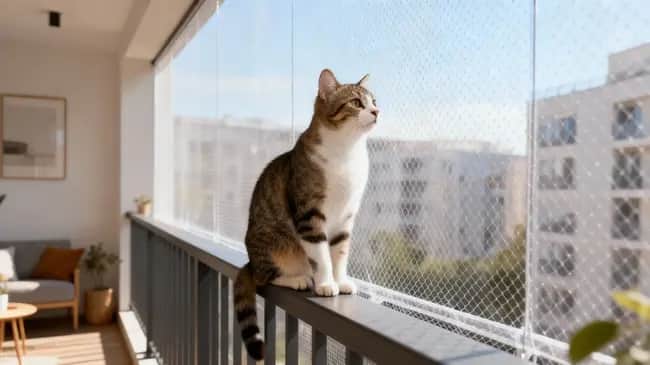 Cat Safety Nets installation service by EverSafe Safety Nets