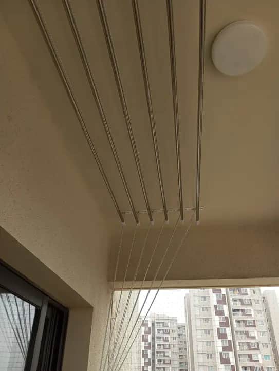 Nagaralu Guntur Cloth Hangers for terrace shade line