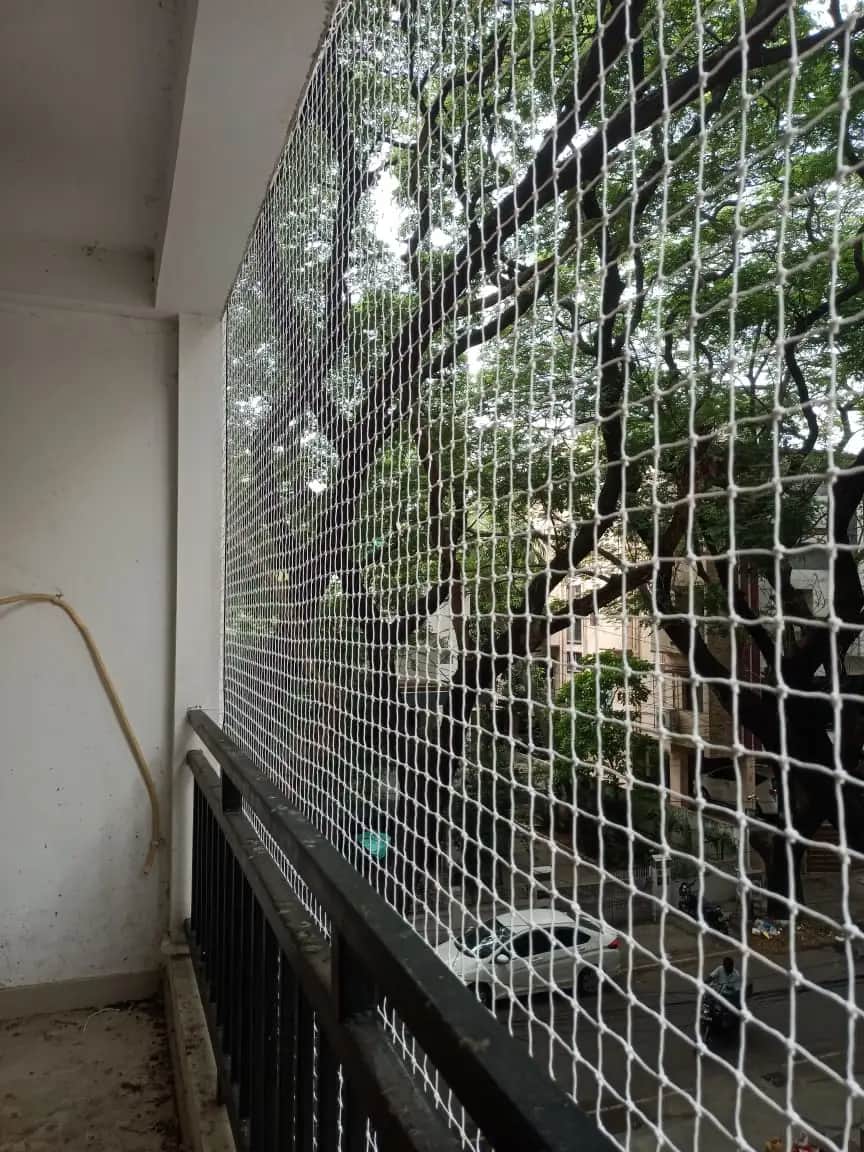 Building Covering Safety Nets 6