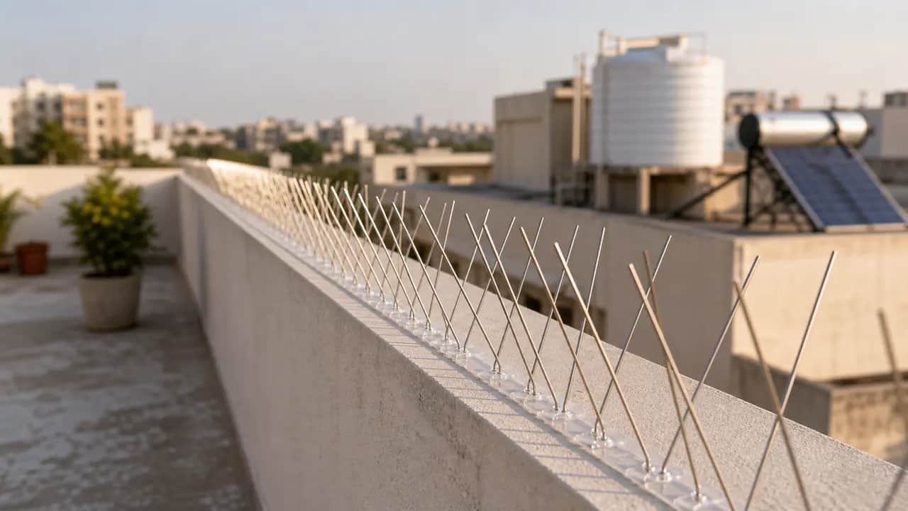 Bird Spikes Installation 4