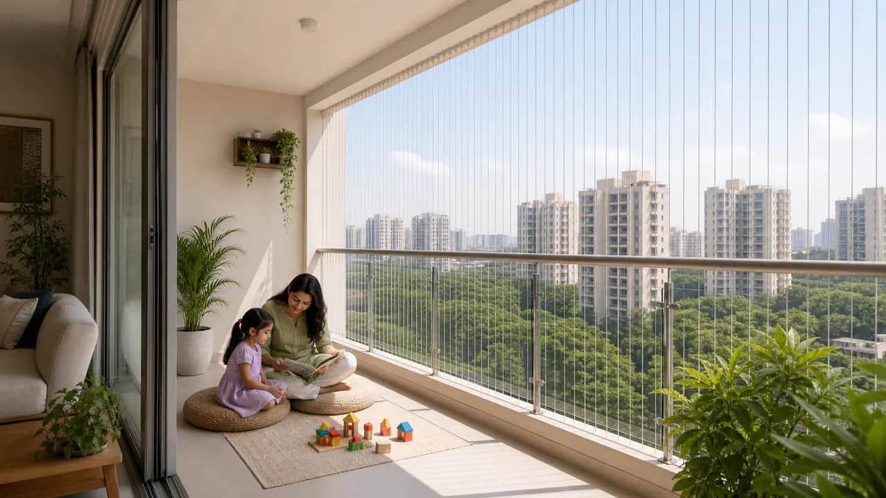 Invisible Grills for Balcony 2