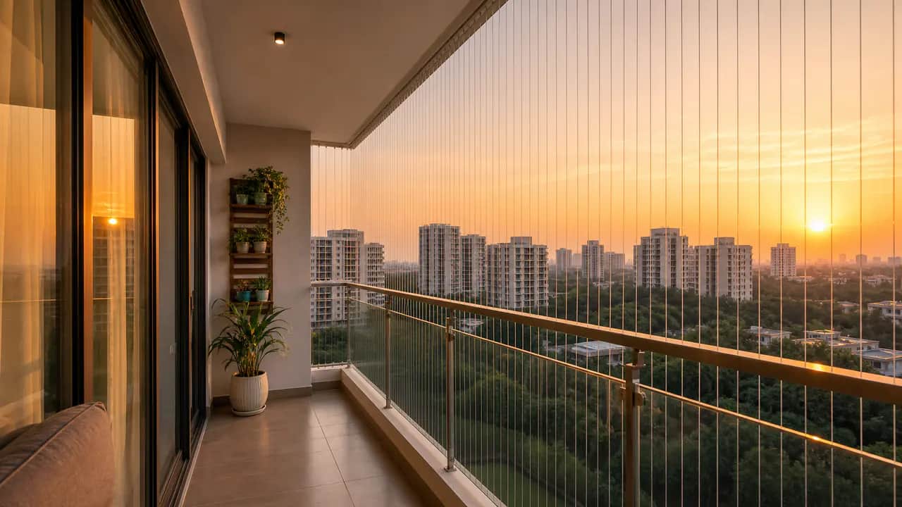Invisible Grills for Balcony 5