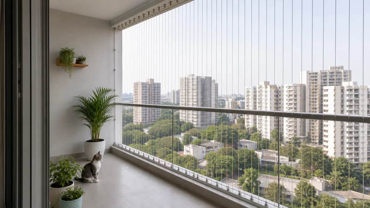 Invisible Grills for Balcony 3