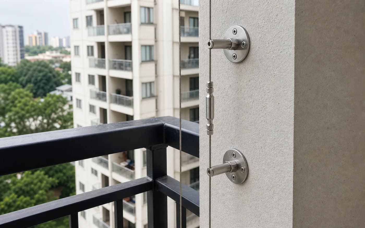 Balcony Safety Invisible Grills planning for Bangalore