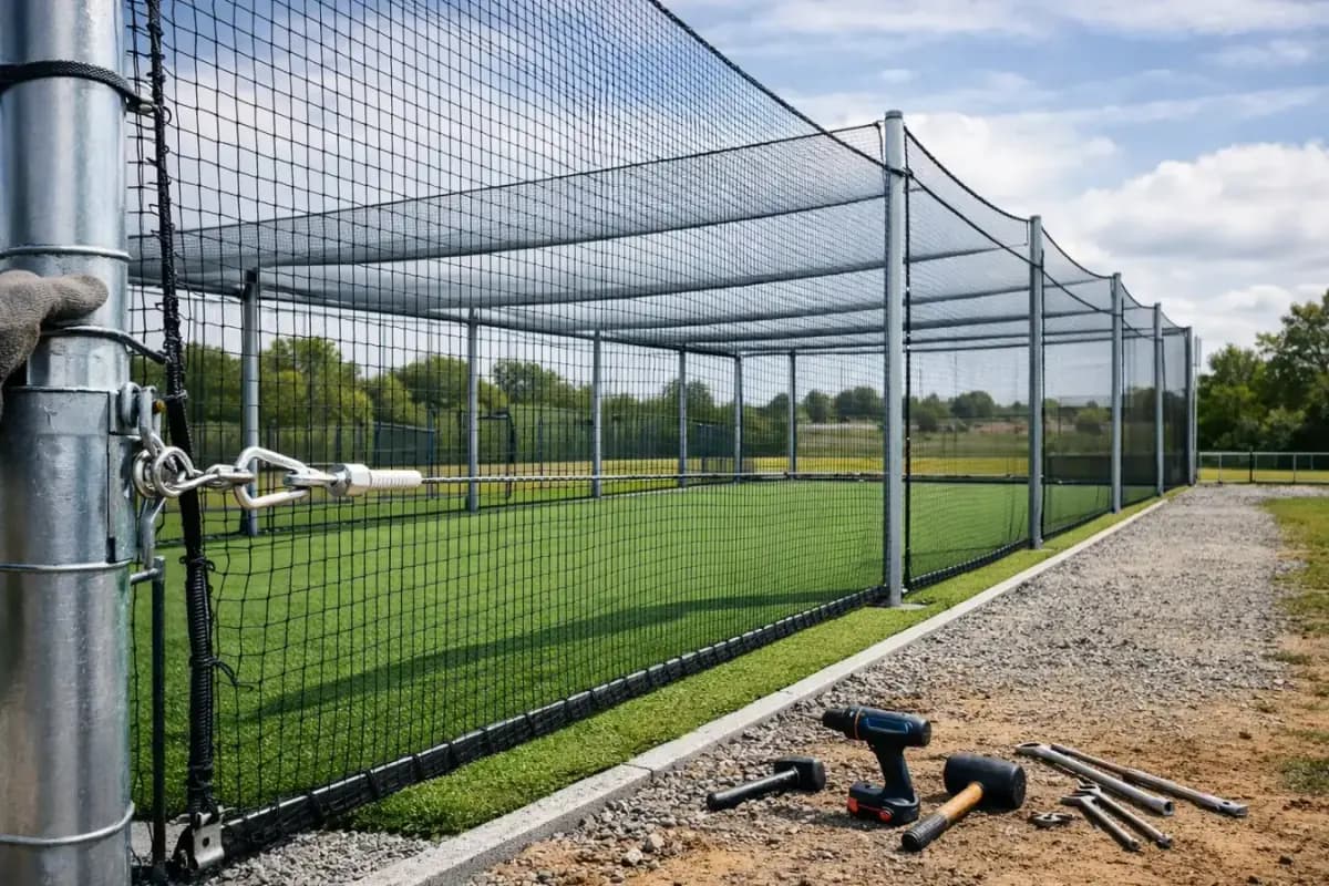 Cricket Practice Nets installation in Bangalore