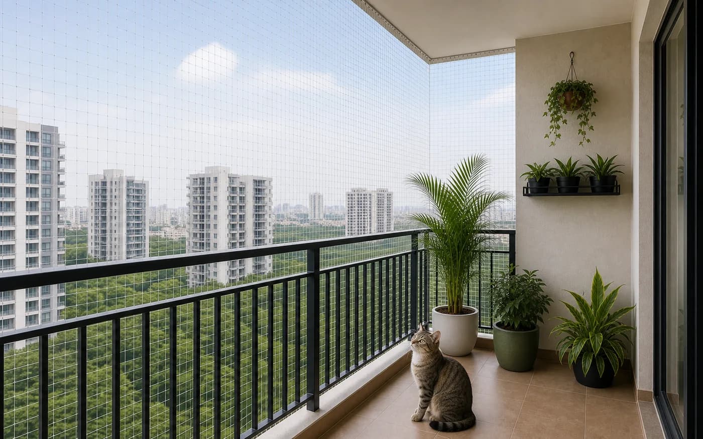 Balcony Safety Net Pet Safe Balcony in Hyderabad