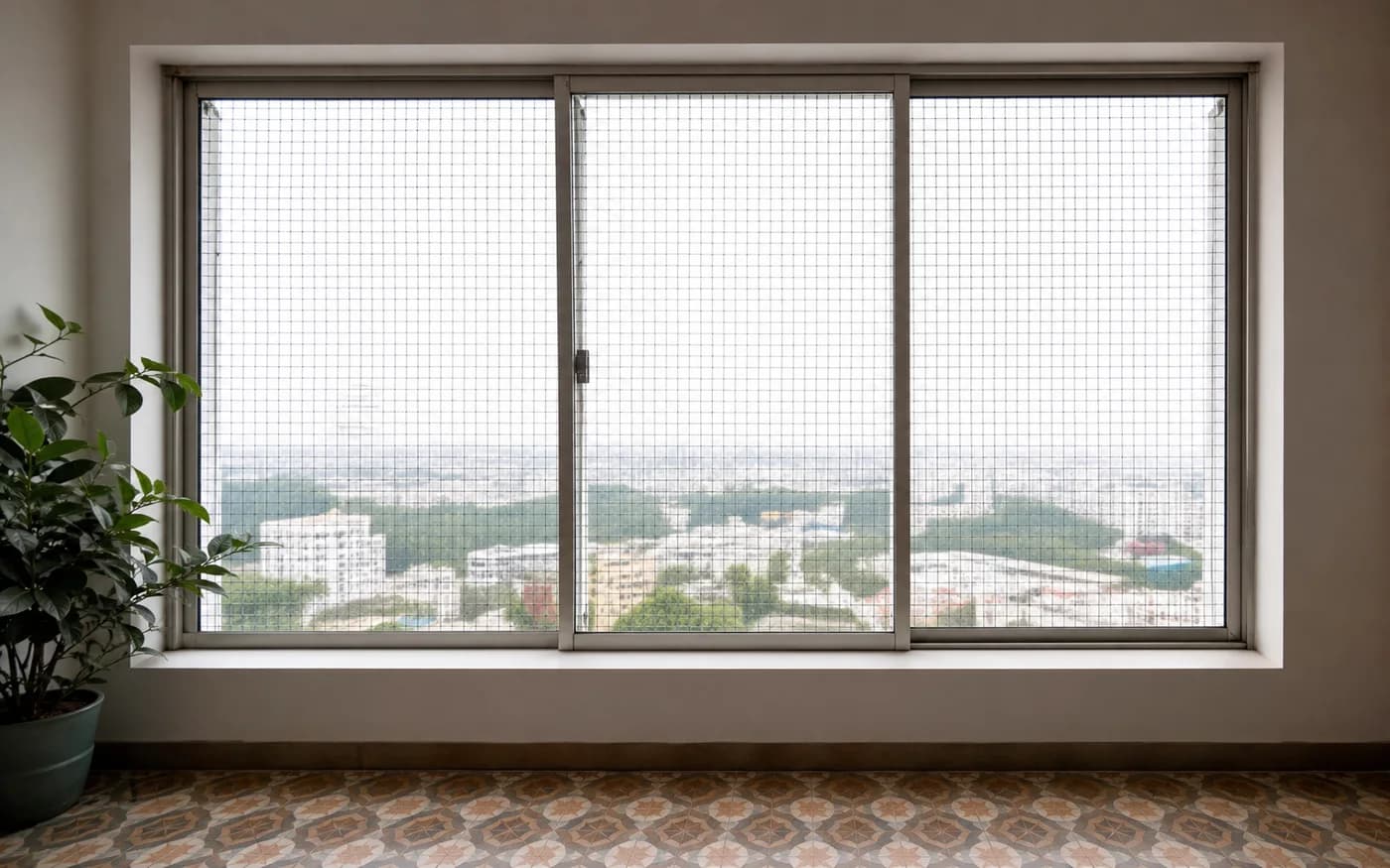 Pigeon Safety Net Window Opening in Hyderabad
