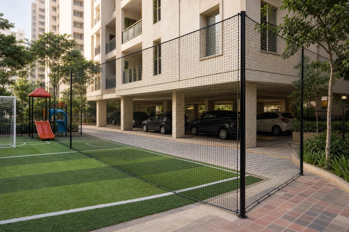 Sports Net Apartment Play Area Parking in Hyderabad