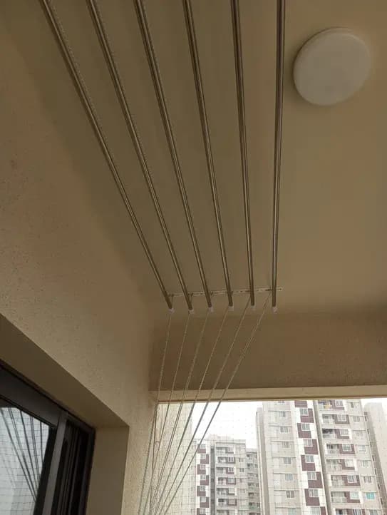 Cloth Hangers installation for Borabanda homes in Hyderabad