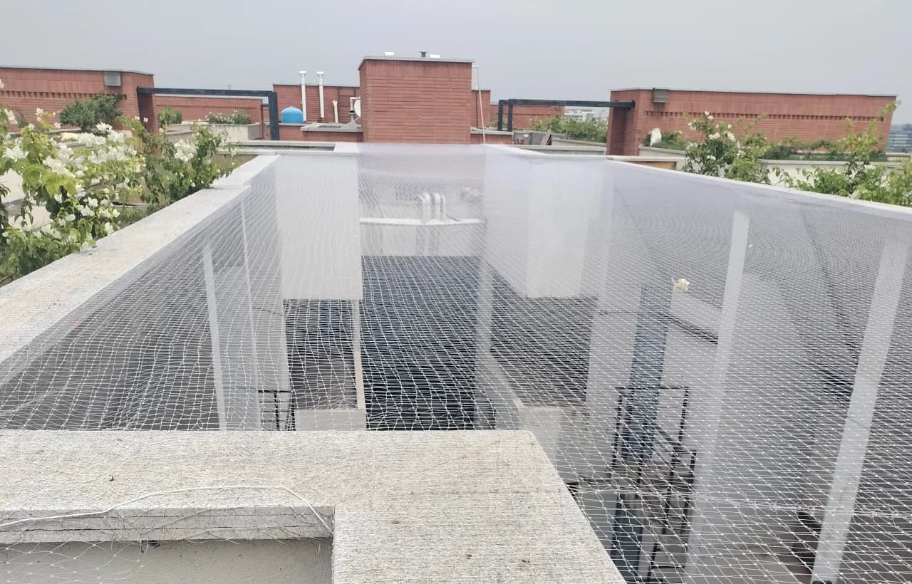 Terrace Safety Nets installation for Vivekananda Nagar homes in Tirupati