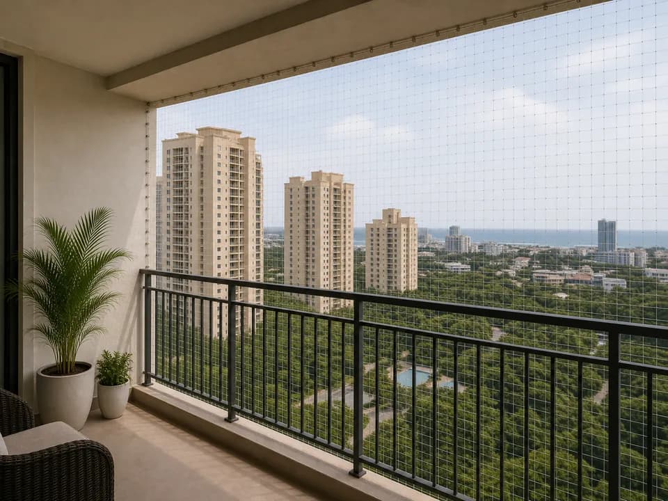 Hiranandani Upscale, OMR — safety net visit
