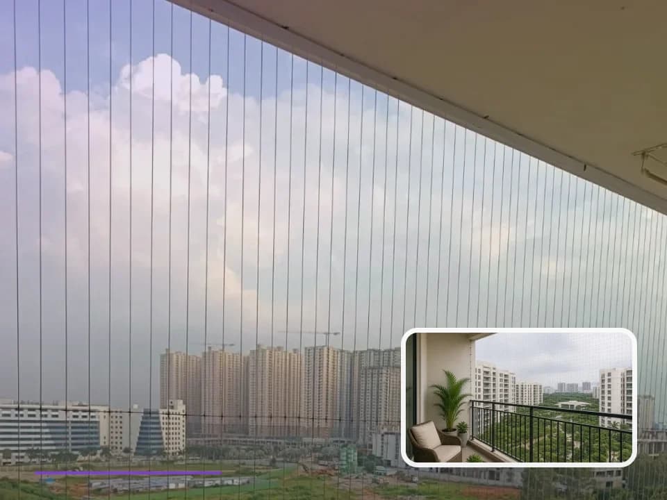 Invisible Grills planning for DLF Garden City in Chennai