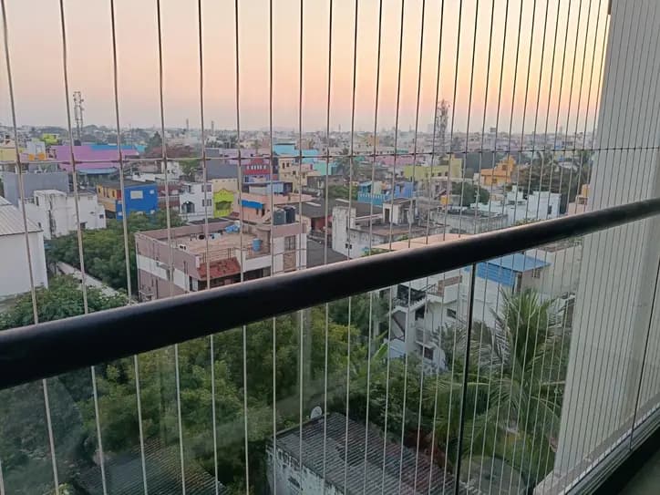 Gajuwaka Visakhapatnam Invisible Grills for utility-side window opening
