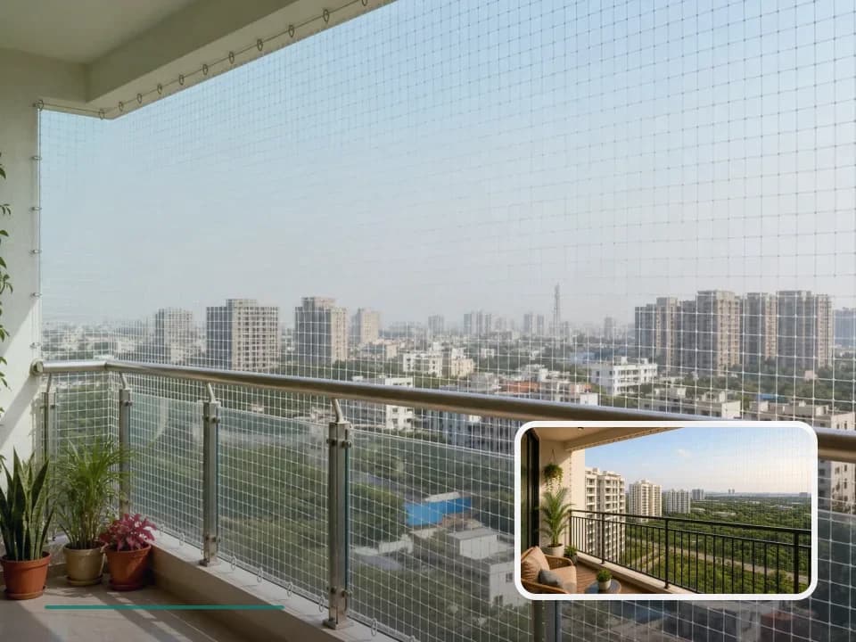Balcony Safety Nets planning for Akshaya January in Chennai