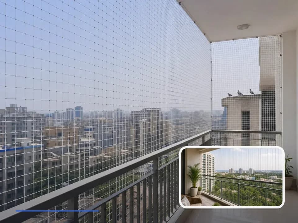 Pigeon Safety Nets planning for Ceebros Boulevard in Chennai