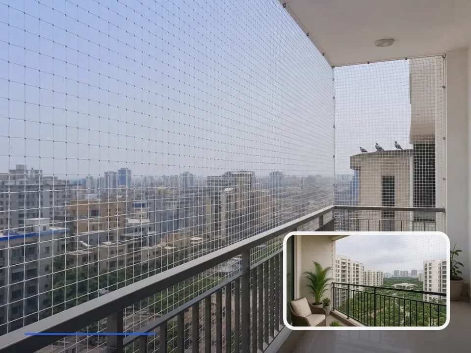 Pigeon Safety Nets planning for DLF Garden City in Chennai