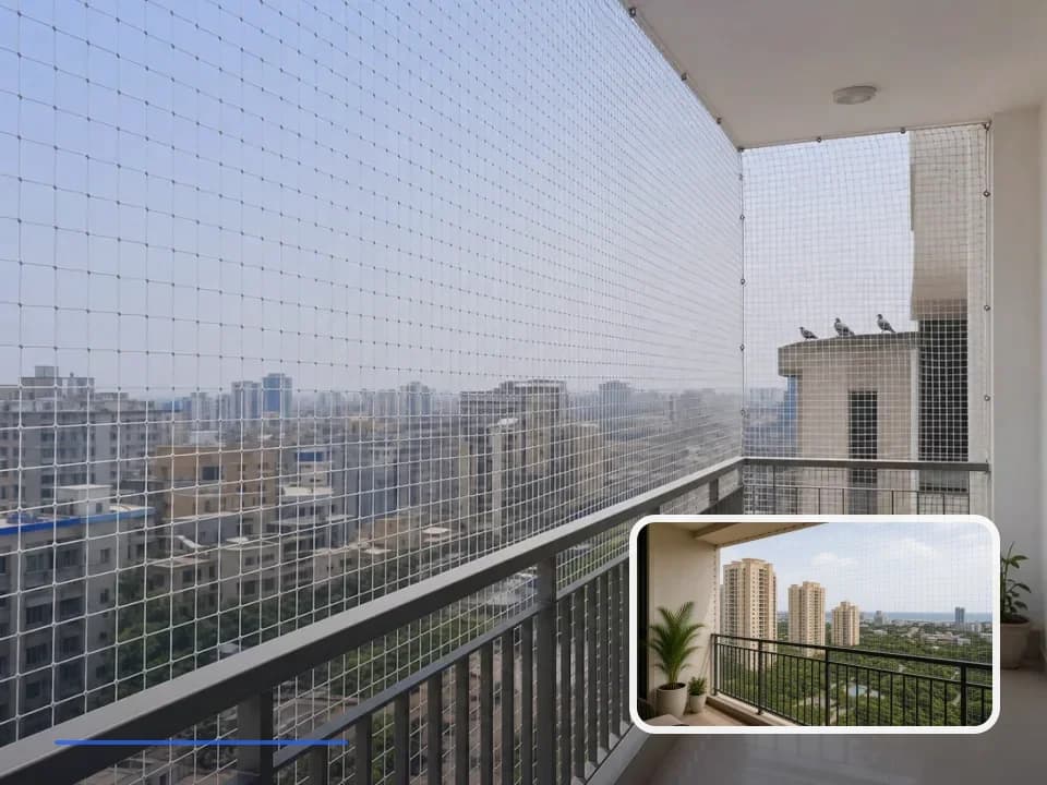 Pigeon Safety Nets planning for Hiranandani Upscale in Chennai