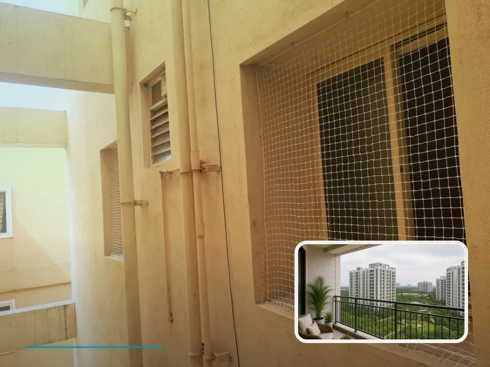 Window Safety Nets planning for L&T Eden Park in Chennai