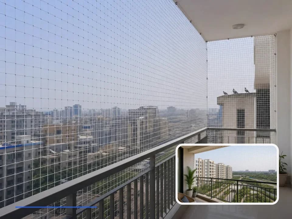 Pigeon Safety Nets planning for Lancor Lumina in Chennai