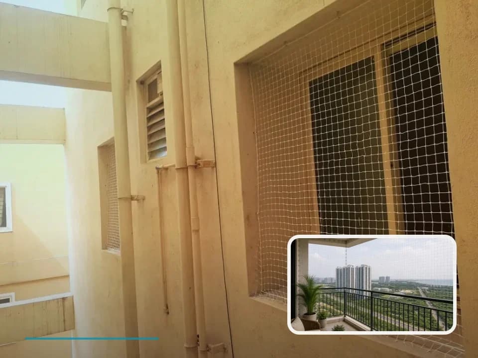 Window Safety Nets planning for TVH Ouranya Bay in Chennai