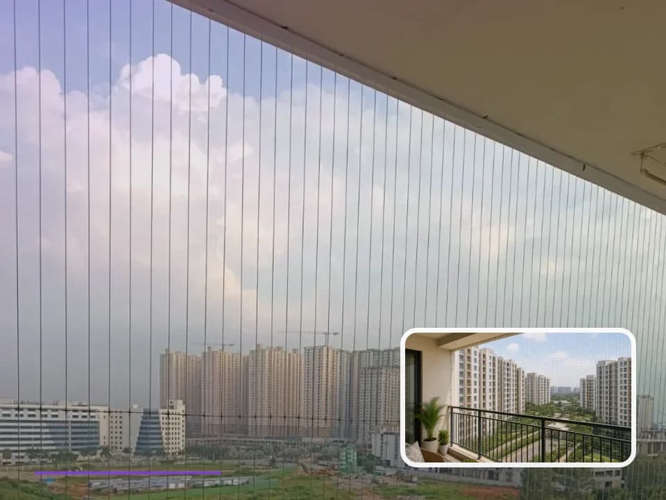 Invisible Grills planning for Aparna Cyberzone in Hyderabad