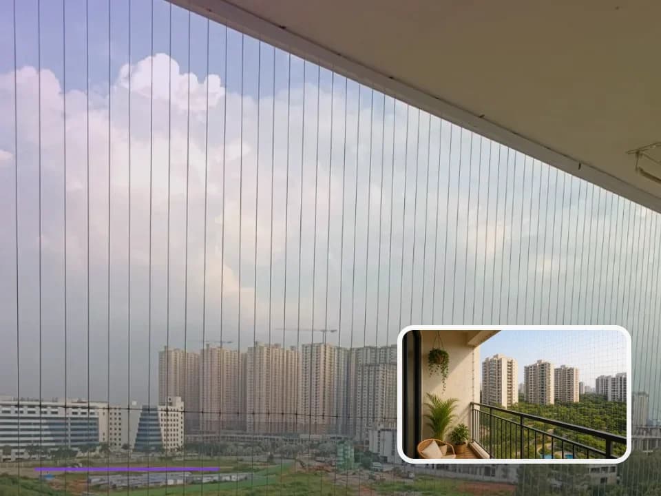 Invisible Grills planning for L&T Serene County in Hyderabad