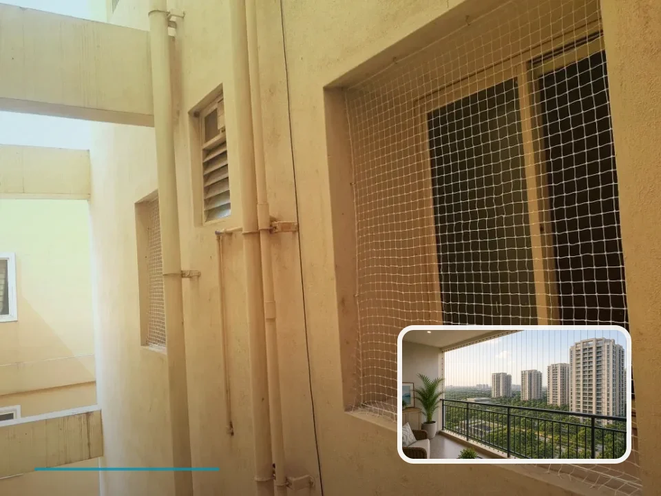 Representative window nets planning visual for Lodha Bellezza
