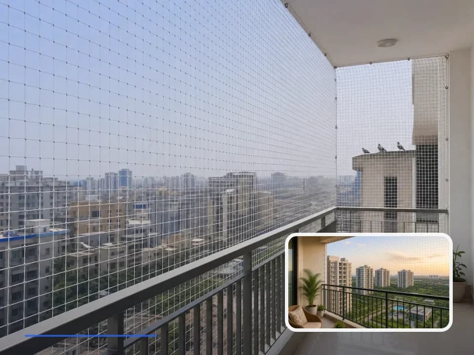 Pigeon Safety Nets planning for The Park Vue in Vijayawada