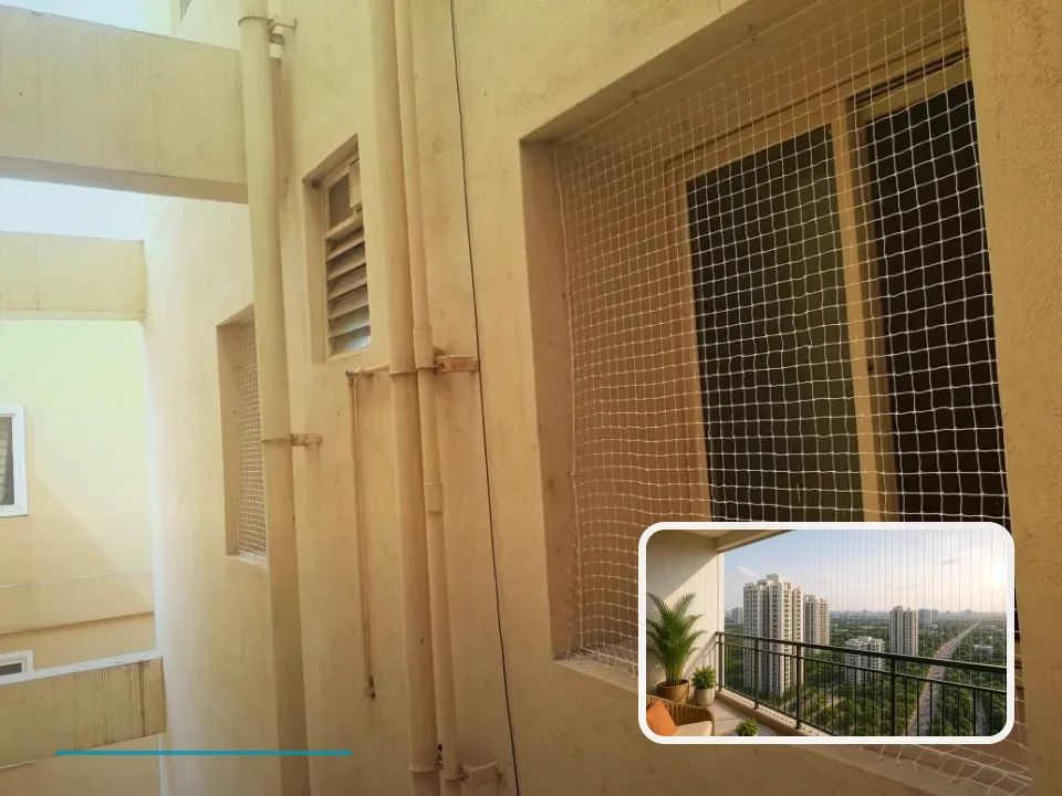 Window Safety Nets planning for Vertex Siris Signa in Vijayawada