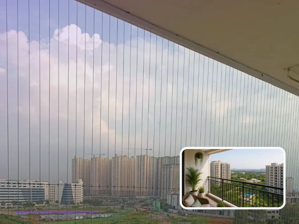 Representative invisible grills planning visual for KSR Green Valley