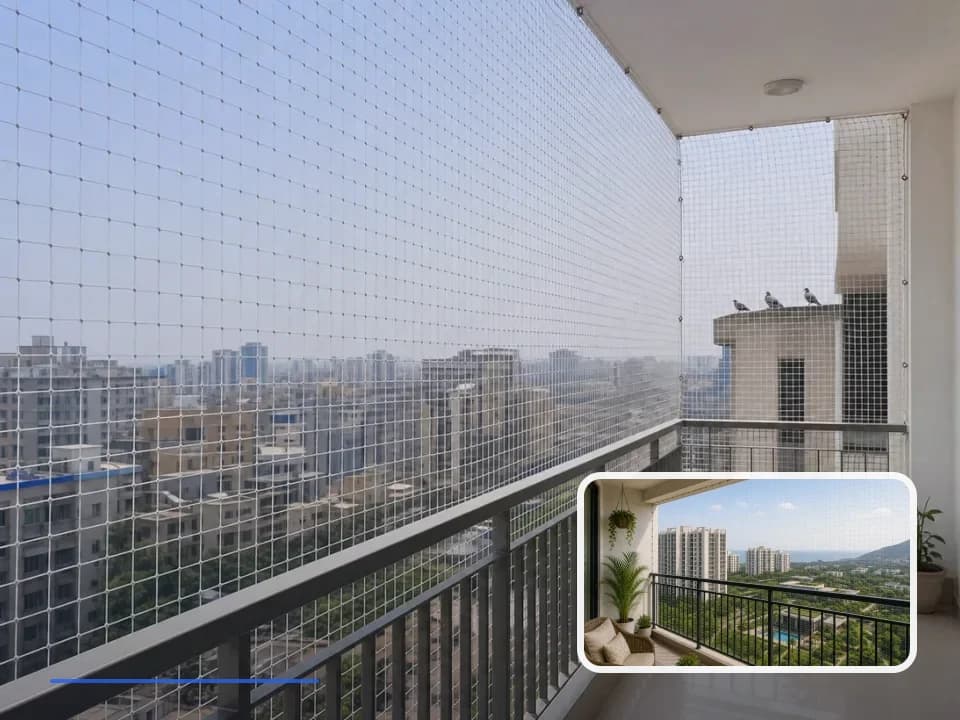Pigeon Safety Nets planning for MVV GV The Grand in Visakhapatnam