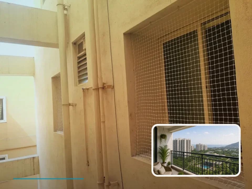 Window Safety Nets planning for MVV GV The Grand in Visakhapatnam