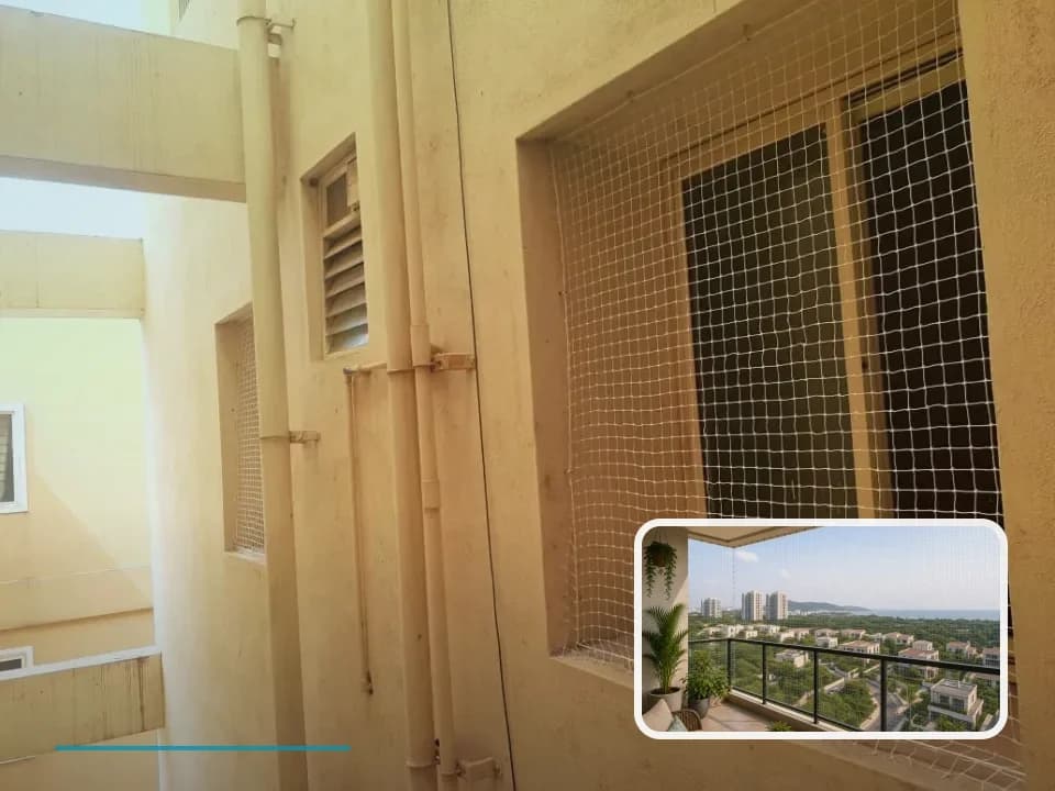 Window Safety Nets planning for Novus Florence Village in Visakhapatnam