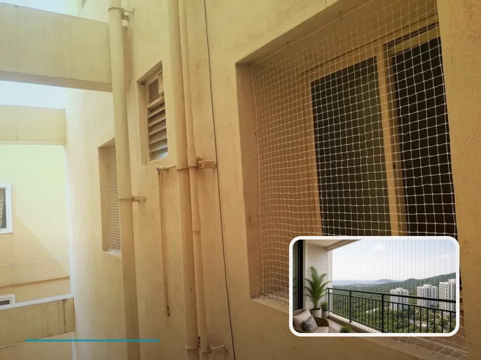 Window Safety Nets planning for Panorama Hills in Visakhapatnam