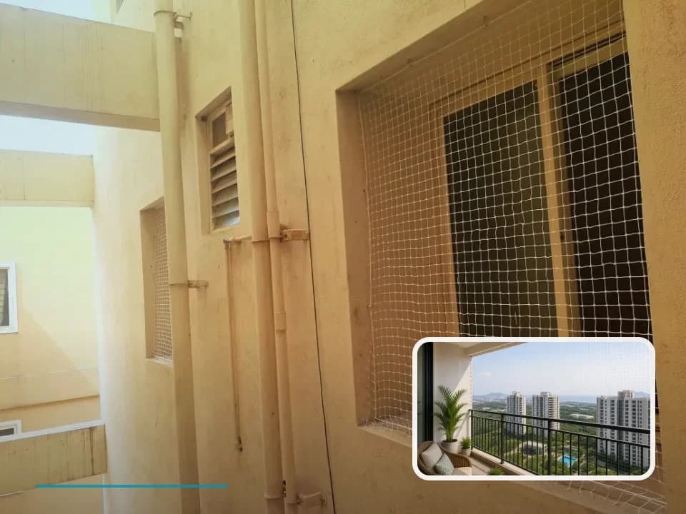 Window Safety Nets planning for Vaisakhi Skypark in Visakhapatnam