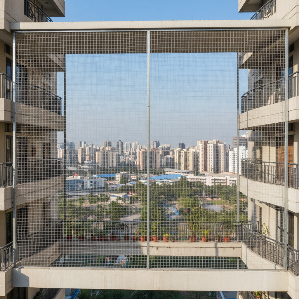 Open Area Pigeon Safety Nets