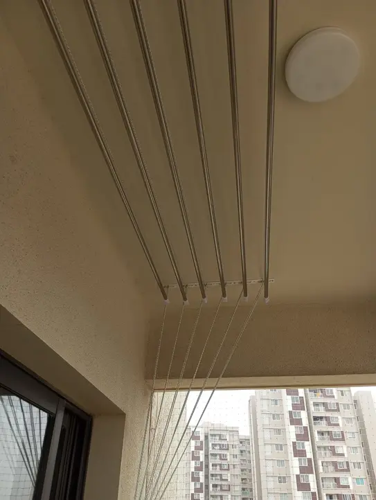 Cloth Hangers installation for Solur homes in Bangalore