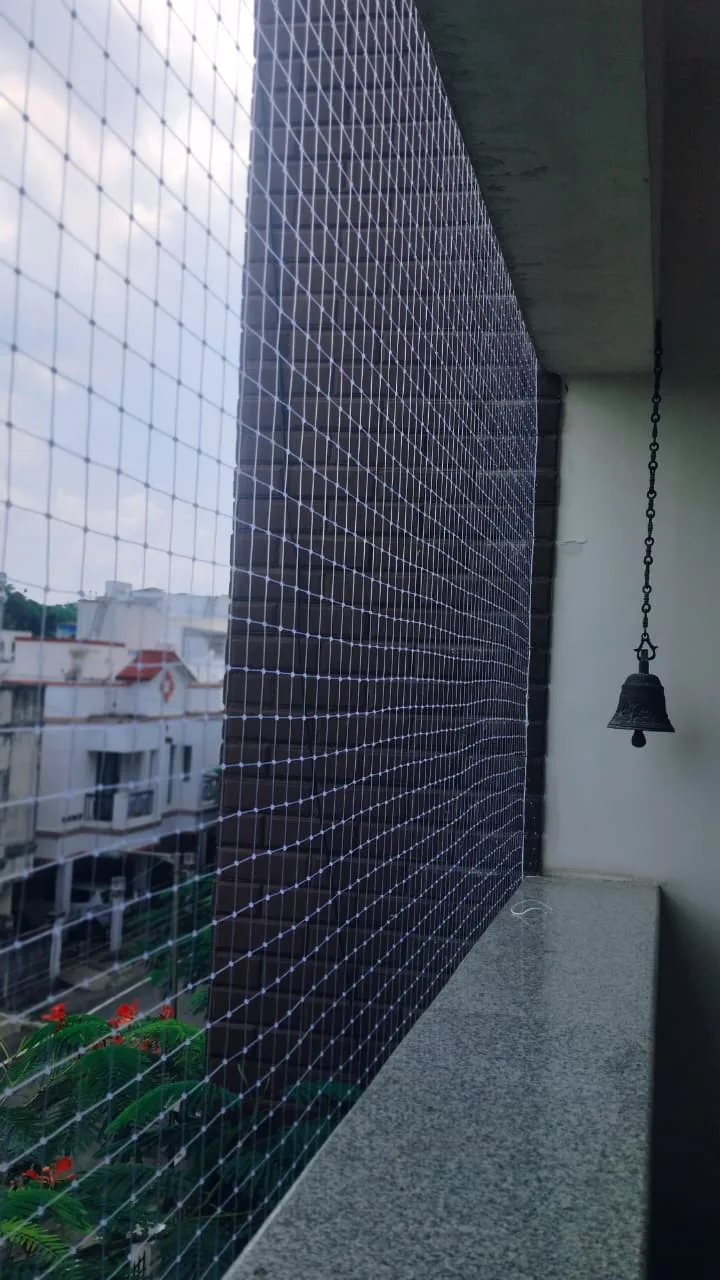 Balcony Safety Nets Installation