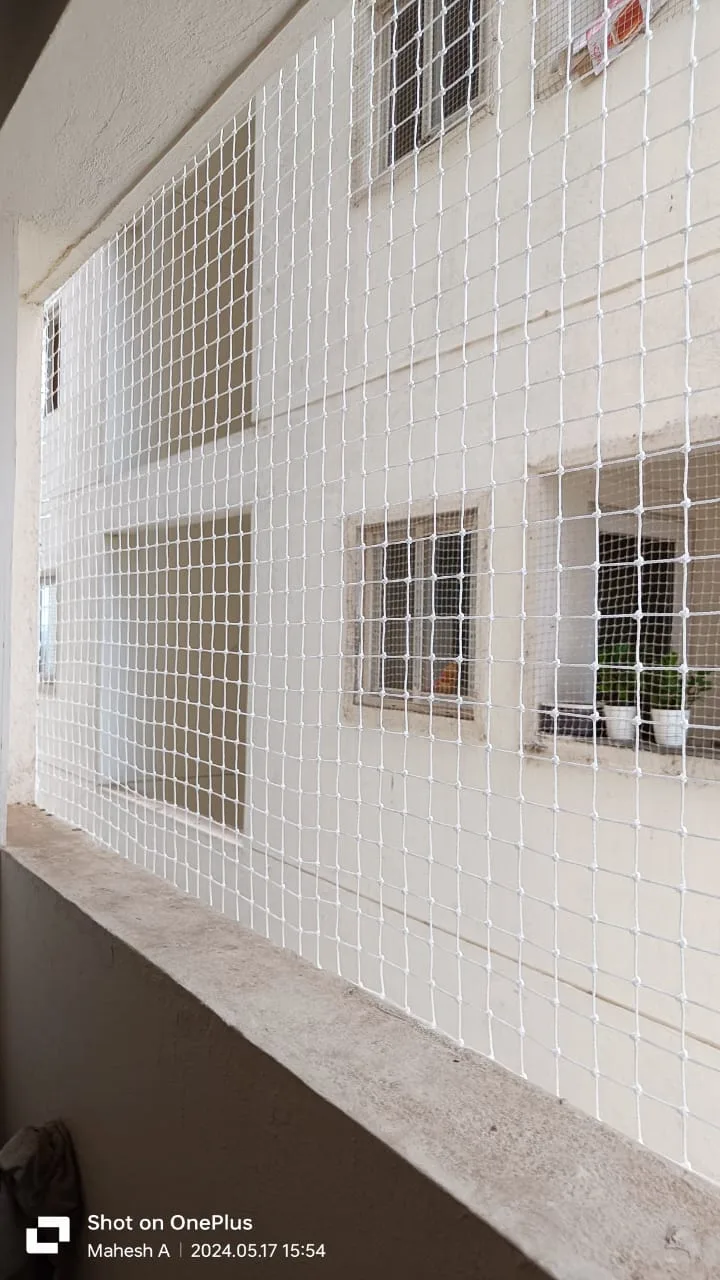 Balcony Safety Nets Installation