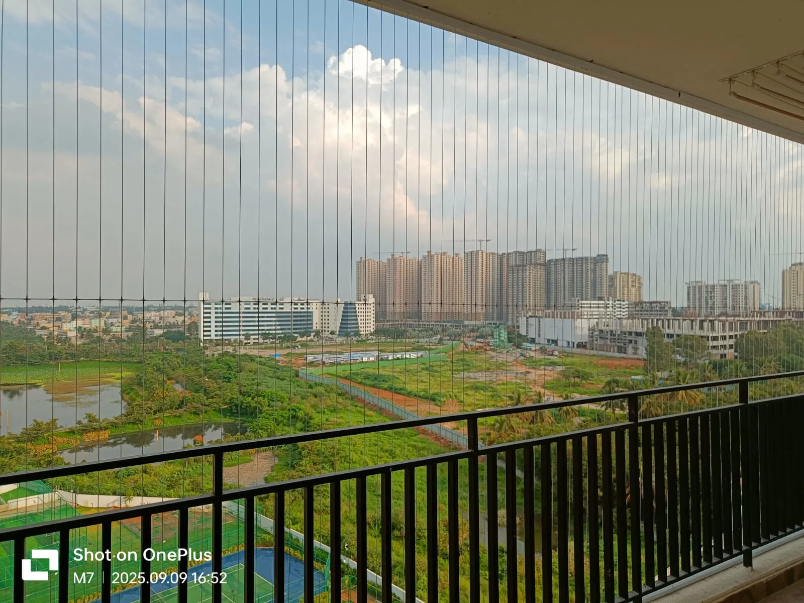 Invisible Balcony Grill